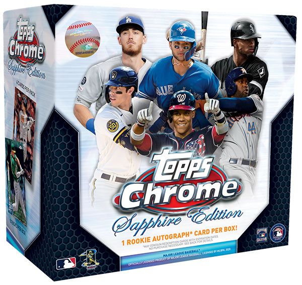 **2020 TOPPS Chrome Sapphire Baseball 2 Box Random Team Break #25
