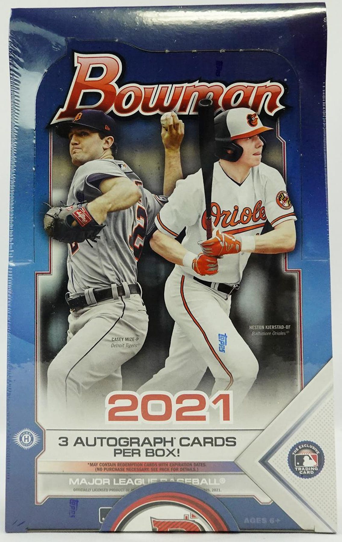 2021 Bowman Baseball Jumbo HTA Sealed Box