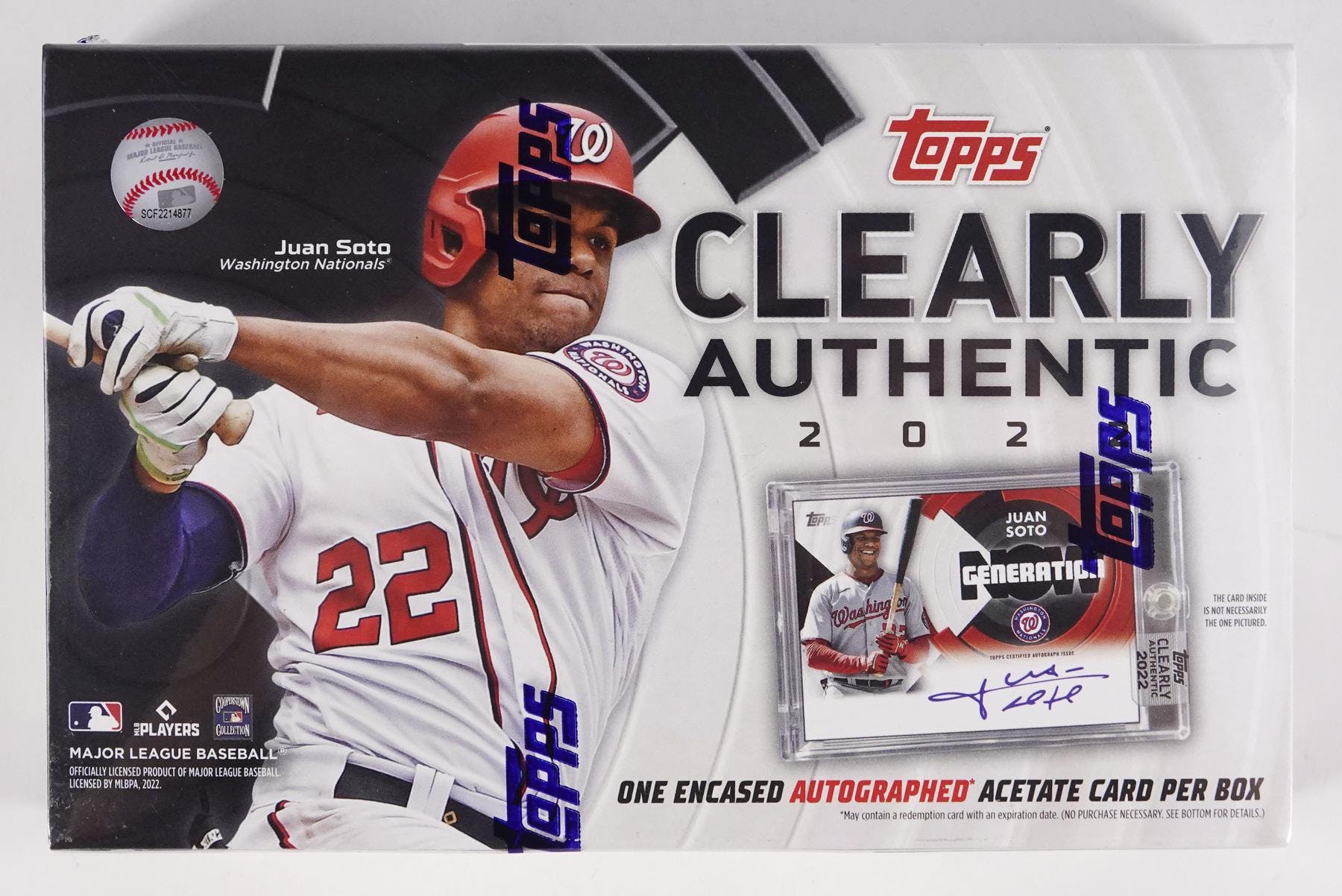 2022 Topps Clearly Authentic Baseball Hobby Sealed Box