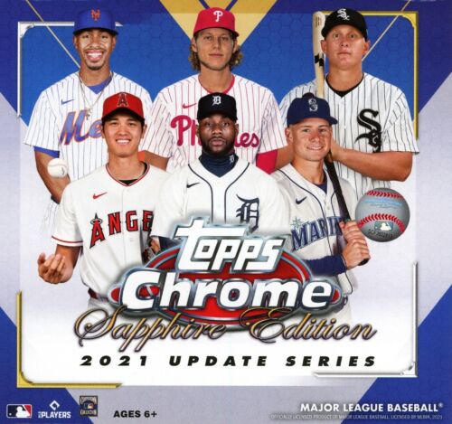*2021 Topps Chrome Sapphire Update Baseball Sealed Box (Free Delivery) (Black Friday Special)!!!!