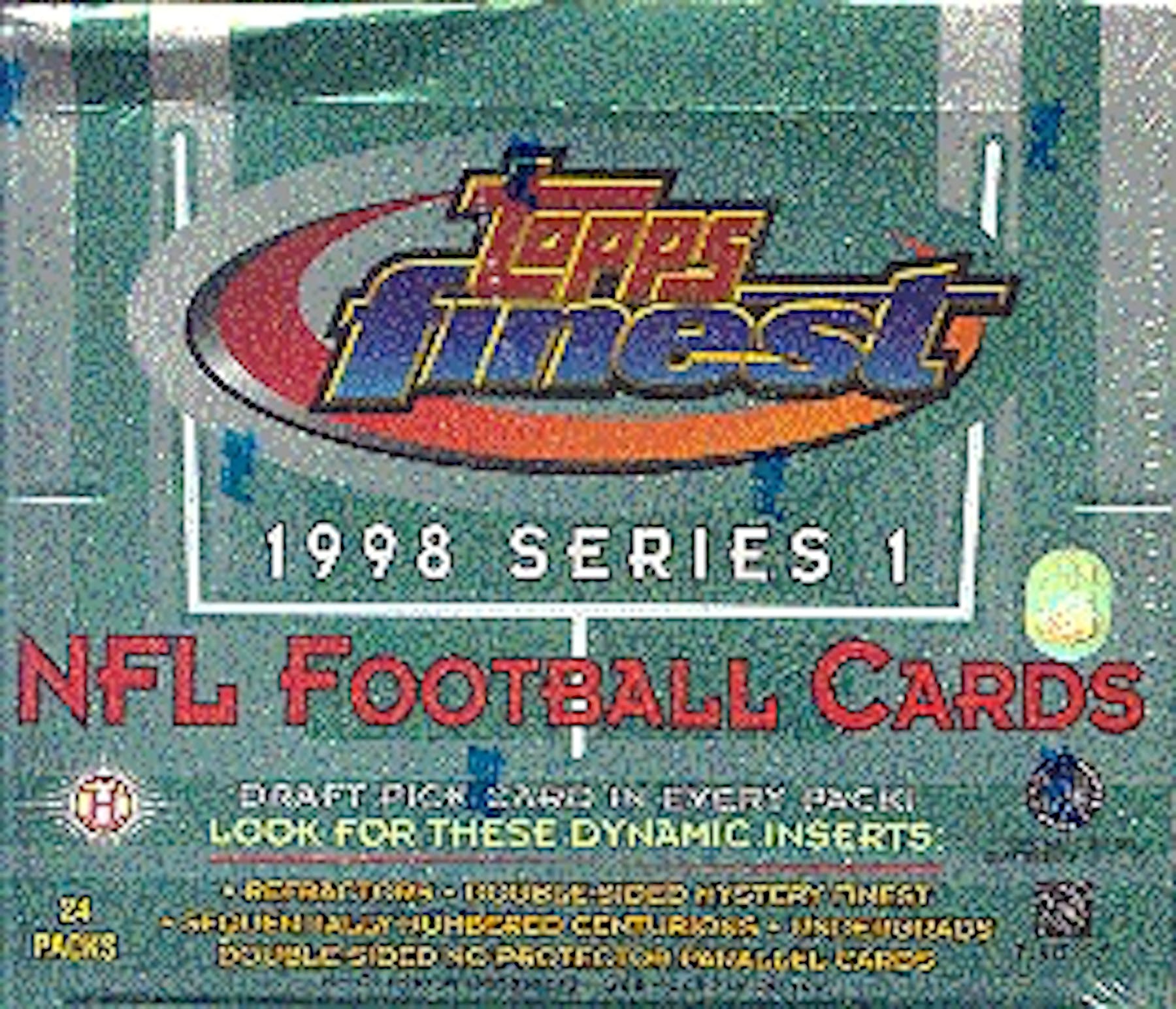 1998 Topps Finest Football Series 1 Hobby 1 Box Random Team Break #2 (Peyton Manning Rookies)