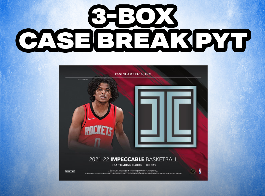 ******2021-2022 Panini Impeccable Basketball Hobby 3 Box Case Pick Your Team #43 (Major Sale)