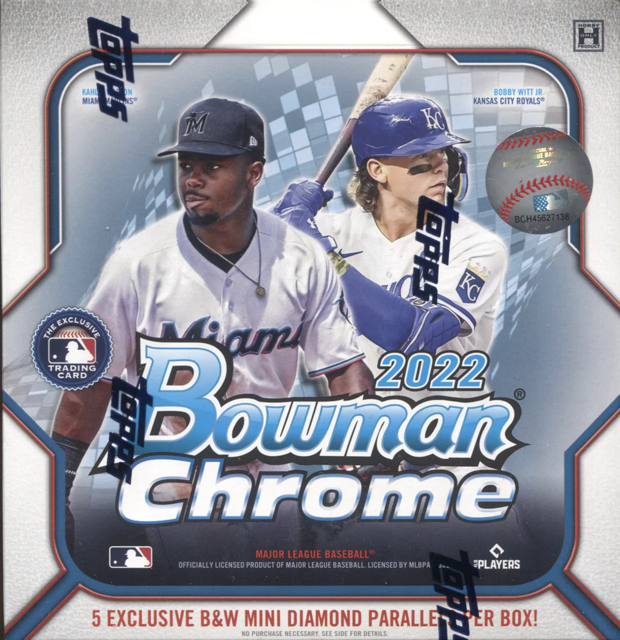 **2022 Bowman Chrome Baseball Hobby 4 Box Break Pick Your Team #82