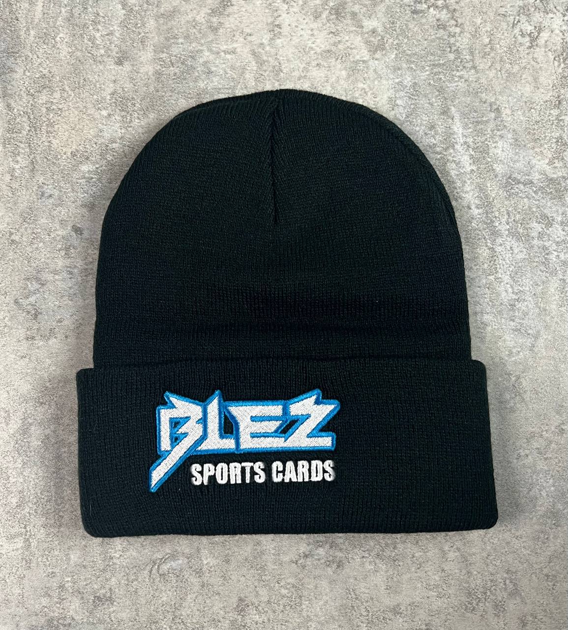 BLEZ MERCH --- Blez Sports Cards Beanie (Black)