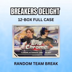 **********2023 Topps Chrome Breakers Delight Baseball Full 12 Box Case Break Random Team #63 (Not Many Cases Left)