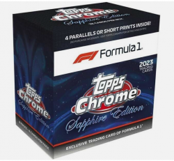 ***2023 Topps Chrome Sapphire Formula 1 Half Case (5 Box) Break Random Driver #01