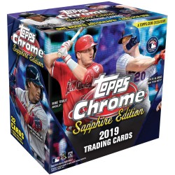 ****2019 Topps Chrome Sapphire Baseball 3 Box Random Team Break #6