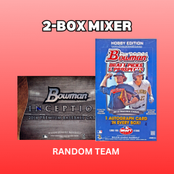 ******2013+2014 Bowman Throwback 2 Box Mixer Break #3 Random Team (Aaron Judge Bounty)