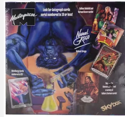 *****2024 Skybox Marvel Masterpieces Nahuel Grego 2 Box Random Serial #16 (SLASHED TO MOVE)