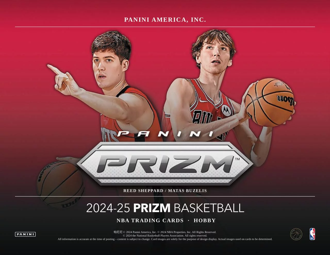 2024-25 Panini Prizm Hobby Basketball 2 Box Pick Your Color Break #01 FRESH CASE