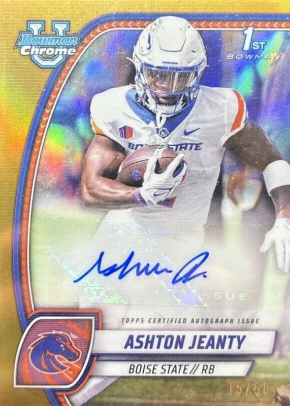 2024 Bowman Chrome University Football Hobby 7 Box Pick Your College Break #01 Loose! Opening Week Special!