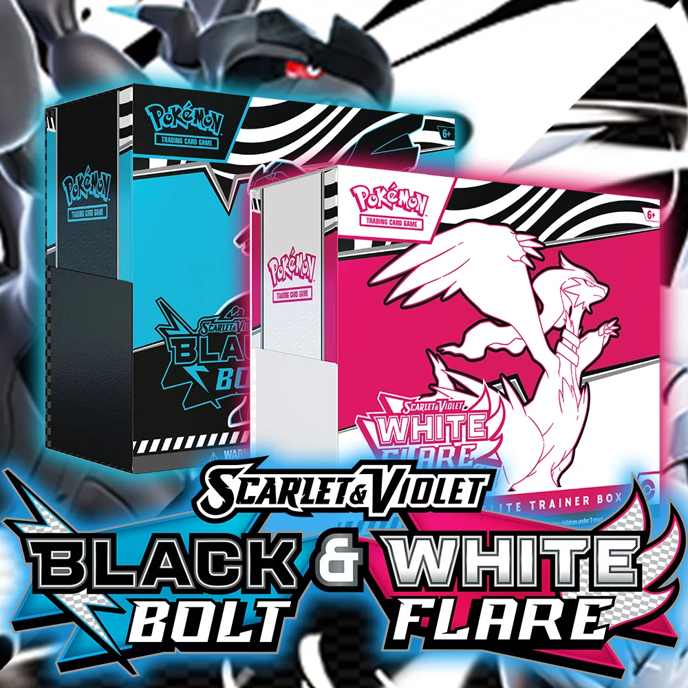 Pokemon Scarlet and Violet | Black Bolt & White Flare ETB 2 BOX Break Random Number #58