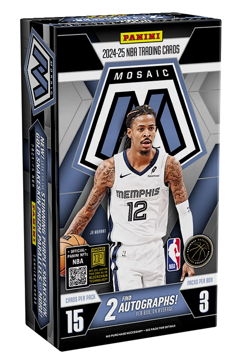 2024-25 Panini Mosaic Hobby Basketball 12 Box Full Case Pick Your Player Break #32 BOUNTIES! SLASHED! COLOR BLASTS!