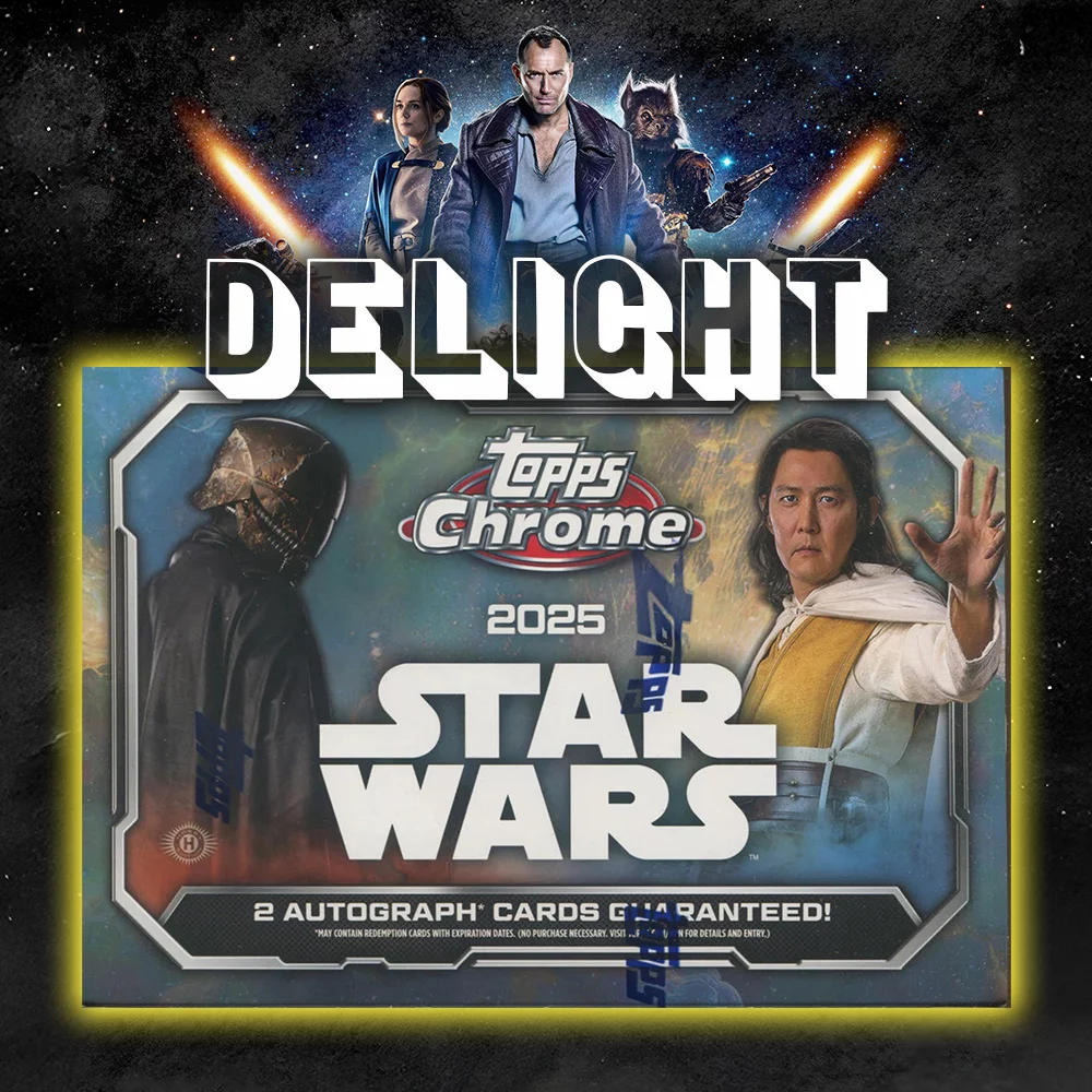 ***2025 Topps Star Wars Chrome Delight 10 Box FULL CASE Pick Your Character/Set Break #01 (ONLY CASE)(20 AUTOS)