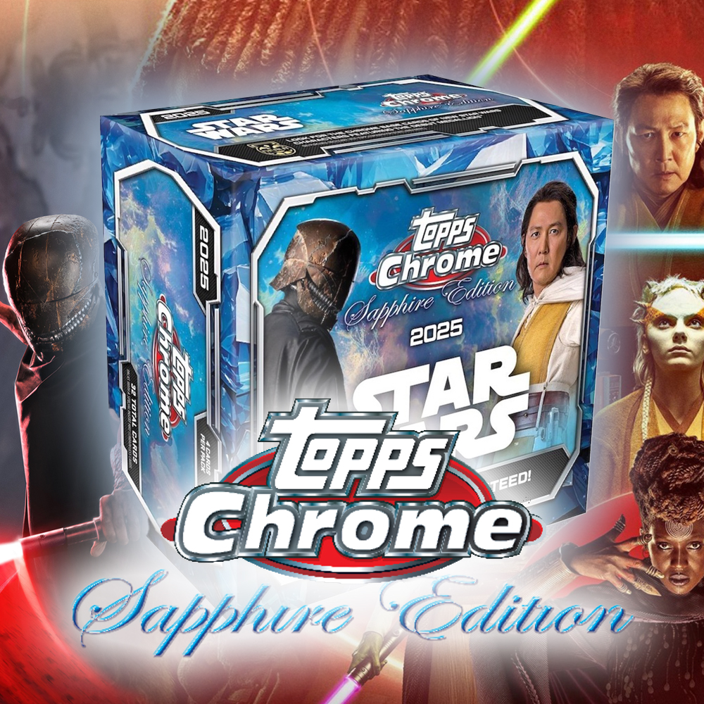 ****2025 Topps Star Wars Chrome Sapphire Edition FULL CASE 12 Box Pick Your Character/Set Break #02