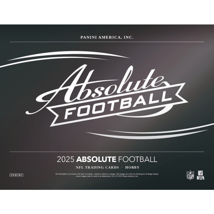 ***2025 Panini Absolute Football 12 Box Full Case NFL Pick Your Player #03 ($1000 1/1 Kaboom Bounty + More!)