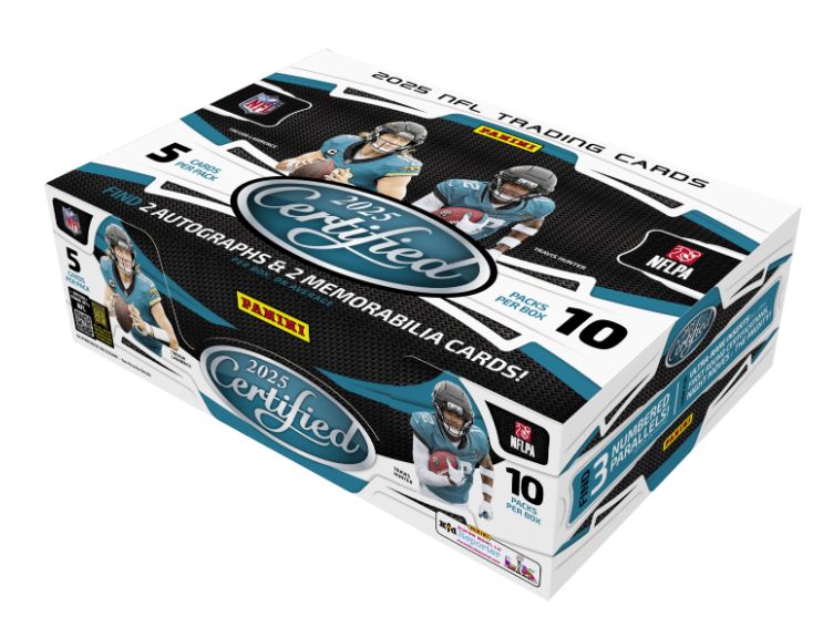 2025 Panini Certified Hobby Football Hobby 8 Box Half Case Pick Your Team Break #03 Loose From Distru!