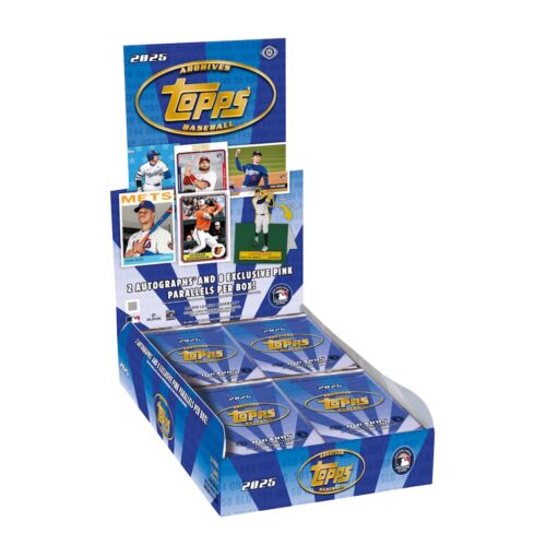 ****2025 Topps Archives Hobby Baseball Full 10 Box Case Random Team Break #5 (Special Price)