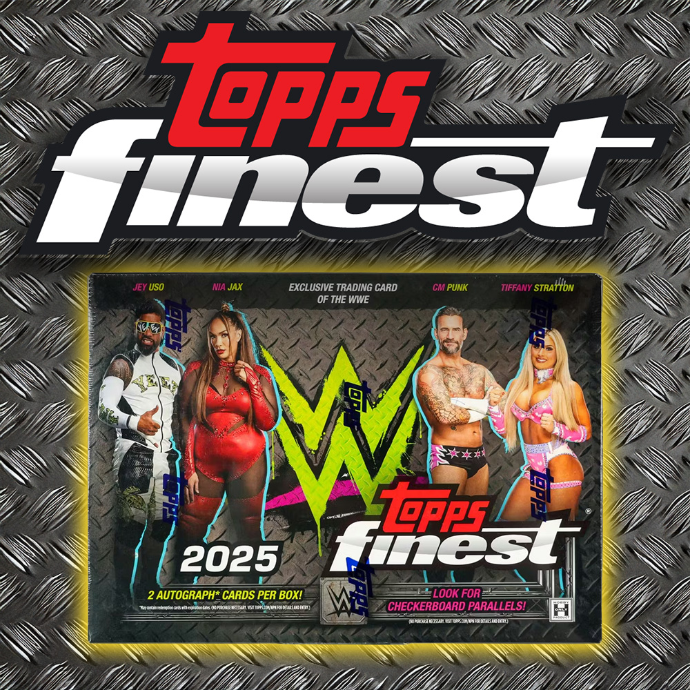 ***2025 Topps Finest Hobby WWE 8 Box Full-Case Pick Your Wrestler Break #09