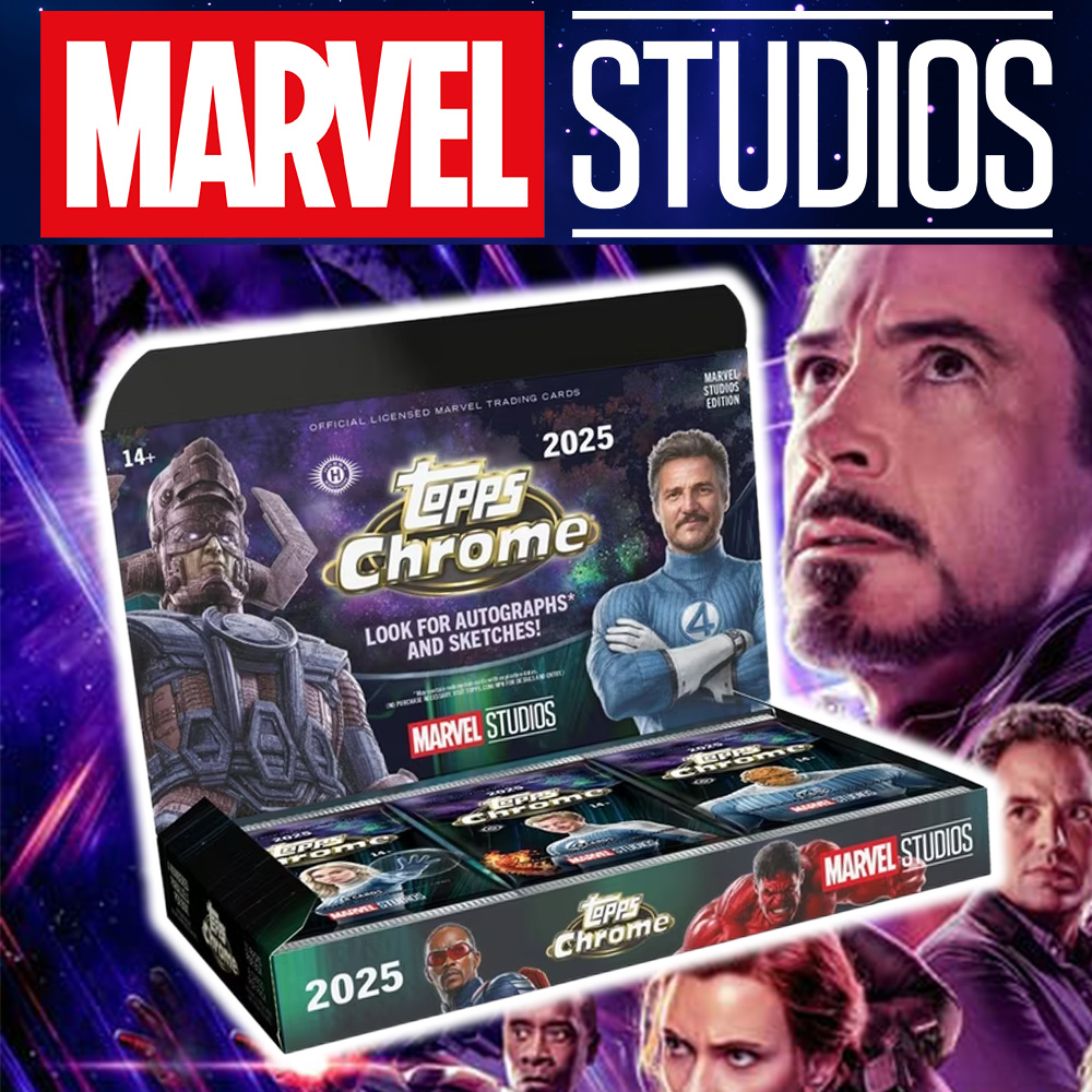 ***2025 Topps Chrome Marvel Studios Hobby 8 Box Full Case Pick Your Character #16 PROGRESSIVE SUPER AUTO BOUNTY($900)