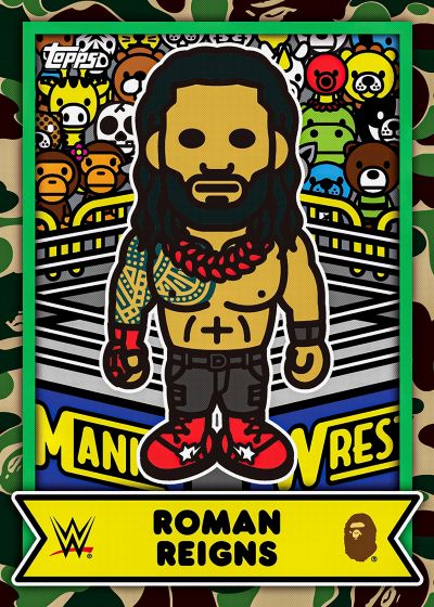 *****2025 Topps WWE x BAPE Wrestling 2 Box Random Wrestler #09