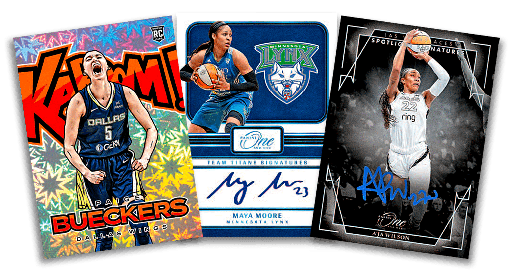 2025 Panini One & One Hobby WNBA 10 Box Full-Case NBA Pick Your Player PYP #09 WITH BOUNTIES