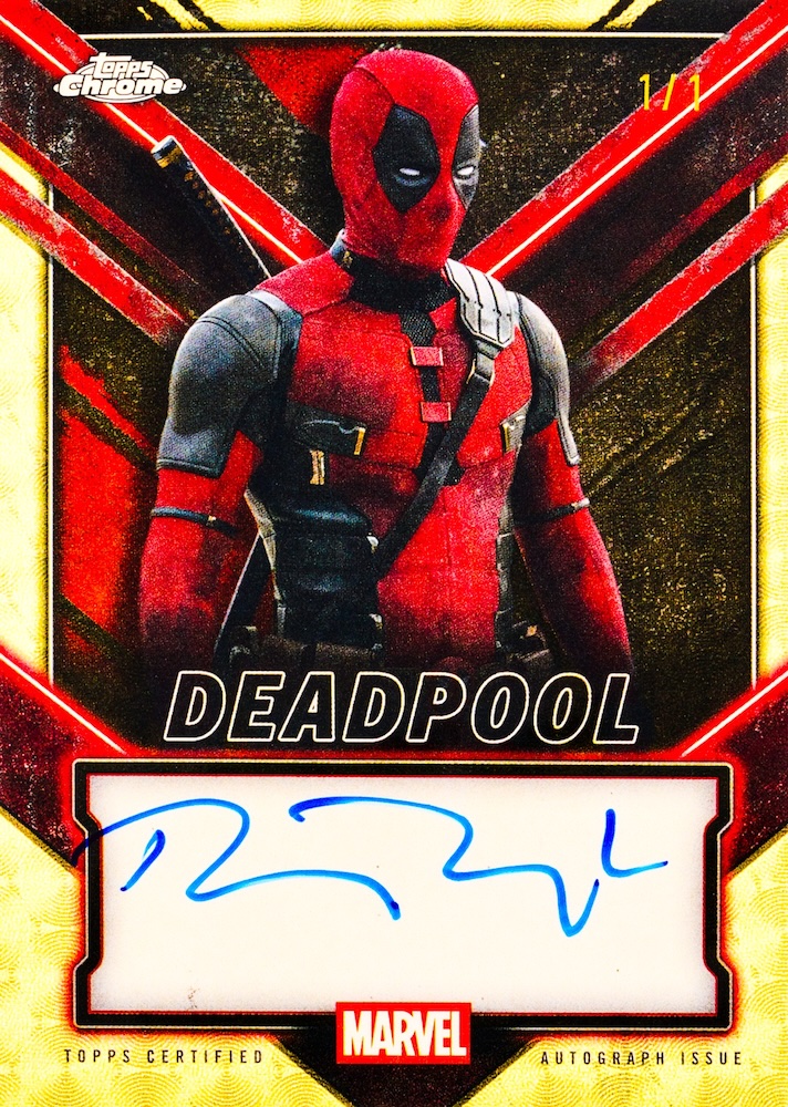 *2025 Topps Chrome Deadpool Hobby 3 Box Pick Your Parallel #01 (Wednesday Release w/Swish)
