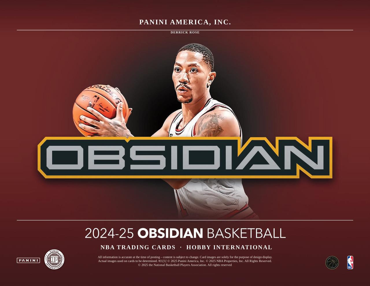 2024-25 Panini Obsidian Basketball 12 Box Full Case NBA Pick Your Player #21 BOUNTIES! SLASHED!(LAST CASE!) BREAKS SAT!