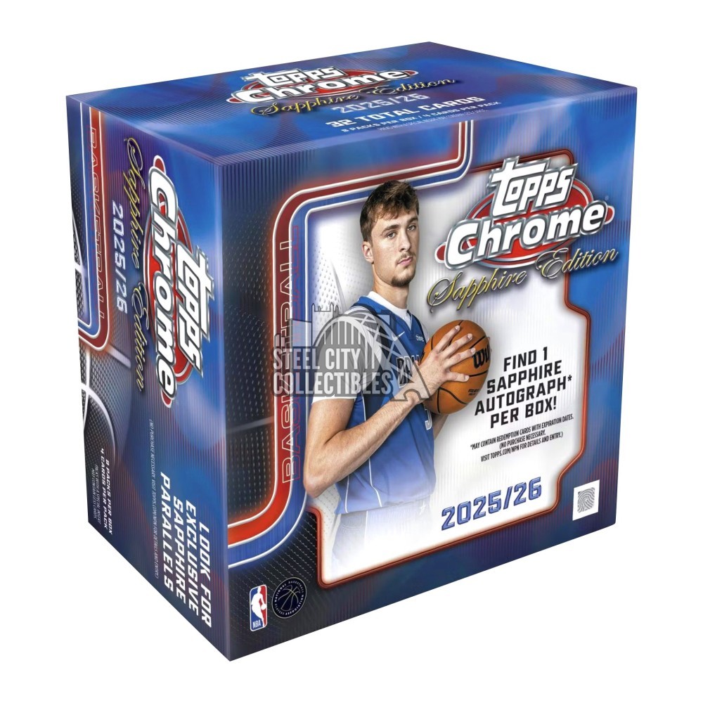 **2025-26 Topps Chrome Basketball Sapphire 10 Box Full-Case Pick Your Player Break #32 Lowered! Not many left!(CAN WE BREAK THIS TUESDAY!!!??)