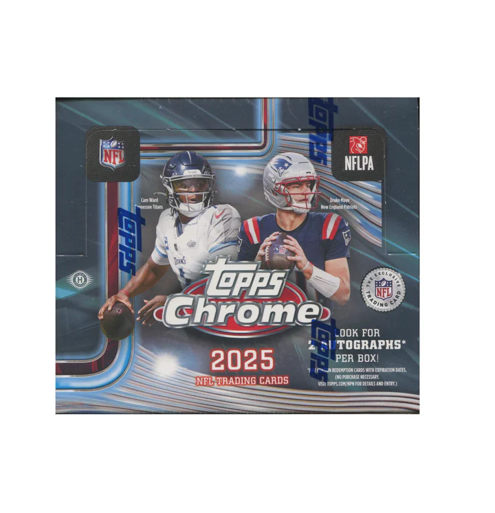 2025 Topps Chrome Football Jumbo 2 Box Pick Your Color #06 LOWERED!