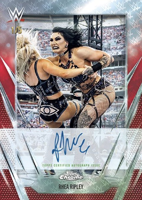 *2026 Topps Chrome WWE Logofractor 2 Box Random Serial #31 (ROSE GOLD 1/1s!!)