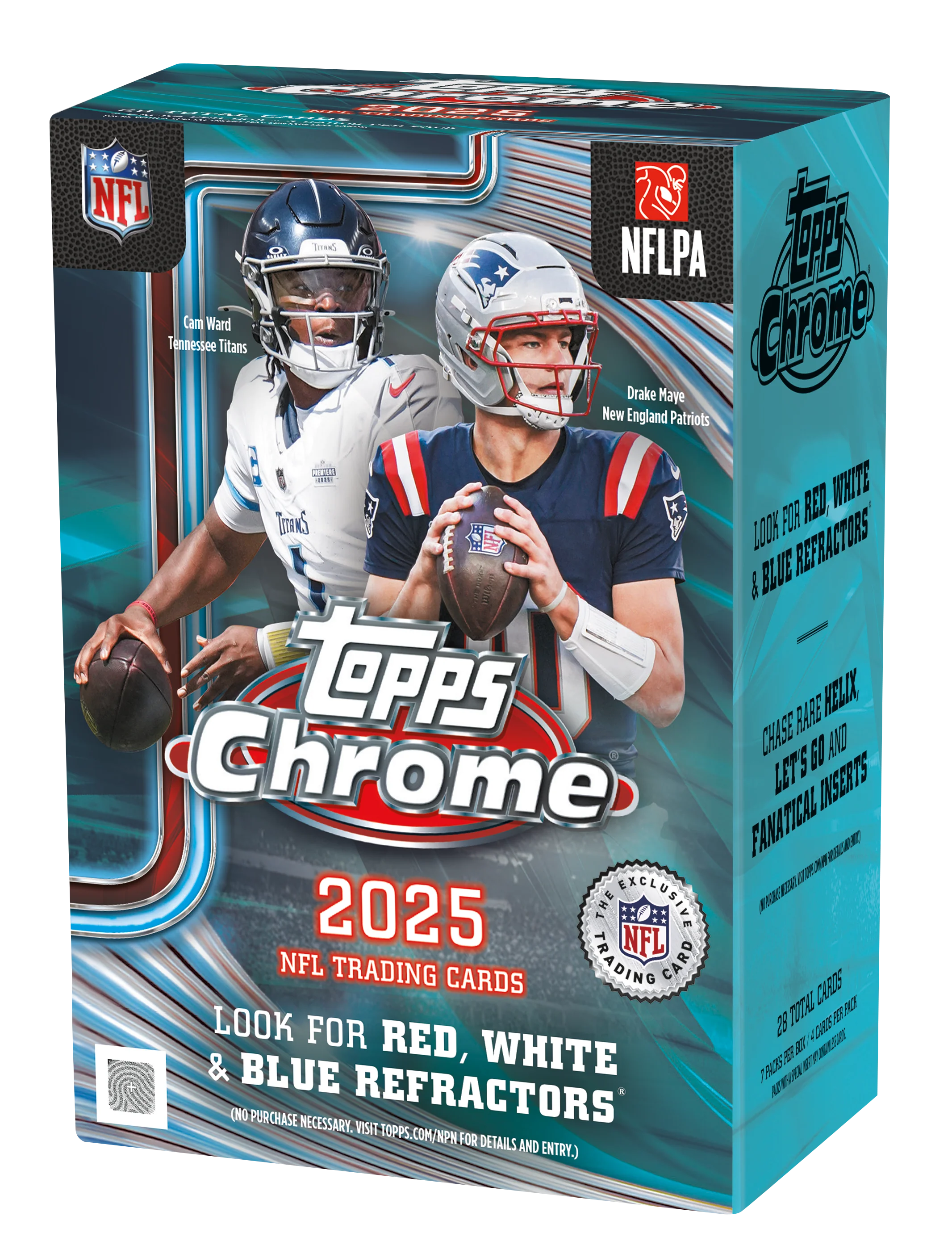 2025 Topps Chrome Football Blaster 20 Box Half Case Pick Your Team Break #03 BREAKS ON LITE CHANNEL