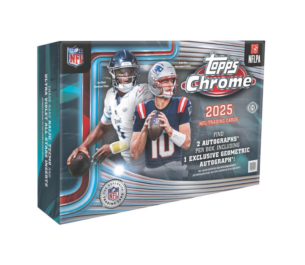 ***2025 Topps Chrome Football Delight 6 Box Full Case Random Division #01