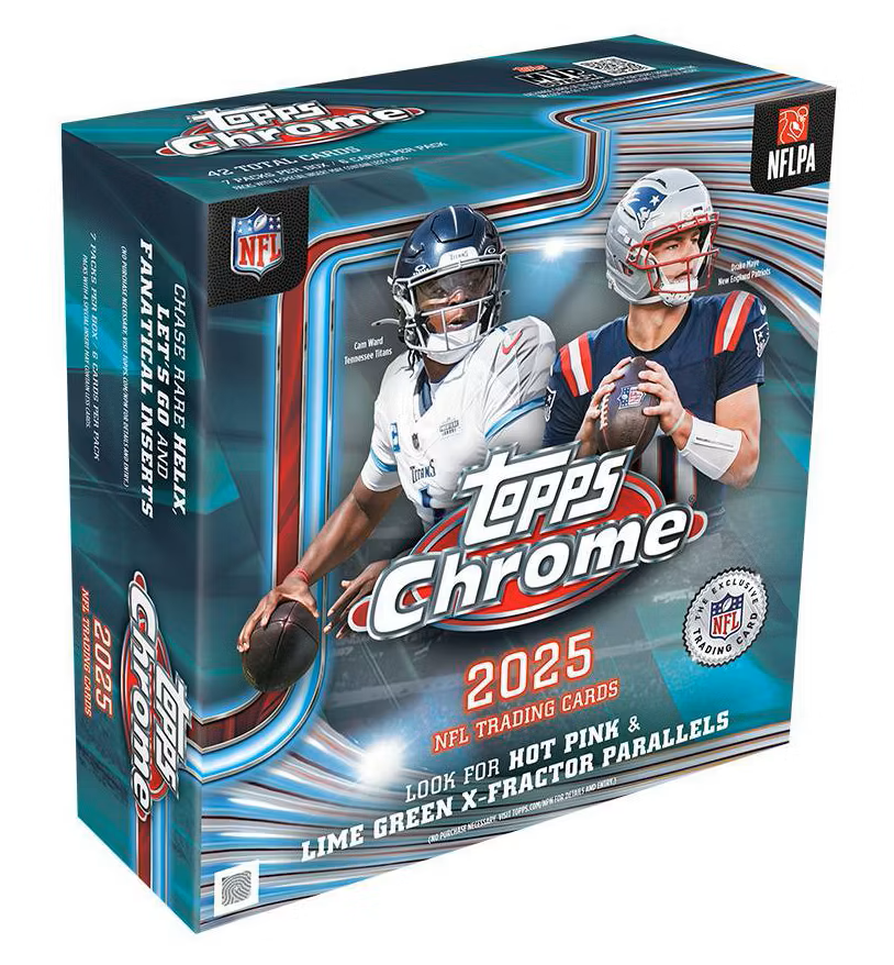 2025 Topps Chrome Football Mega 20 Box Full Case Pick Your Player Break #04 BIG BOUNTIES! BREAKS ON LITE!