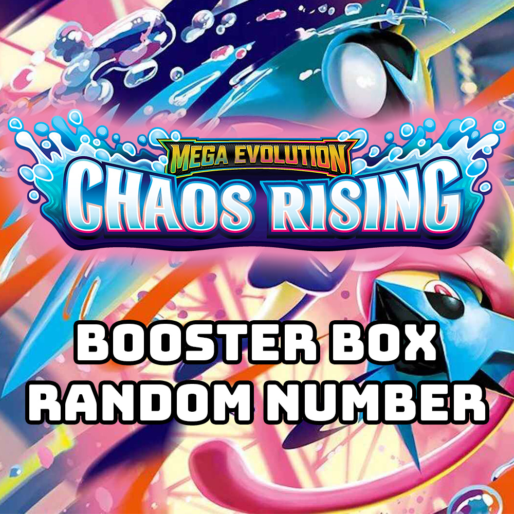 2026 Pokemon Mega Evolution - Chaos Rising 1 Booster Box Random NUMBER #21