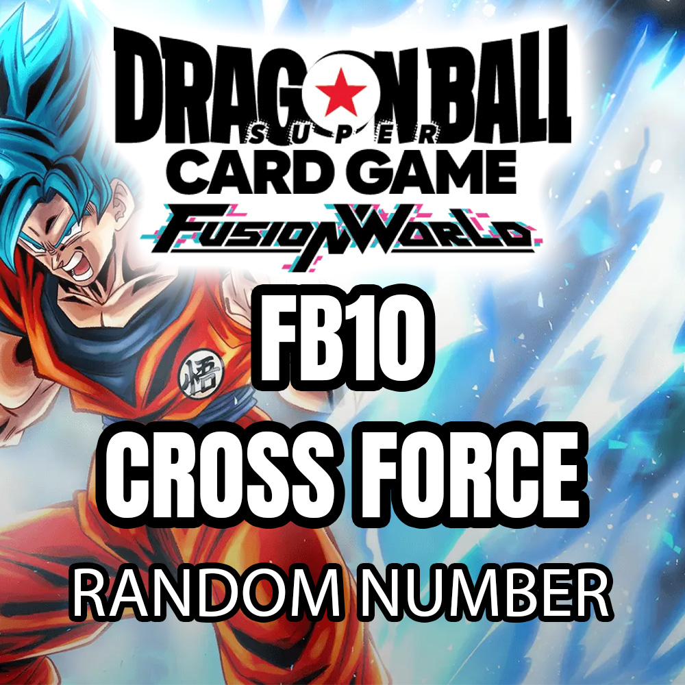 2026 Dragon Ball Super Card Game Fusion World (FB10) Cross Force 1 Box Break Random Number #11