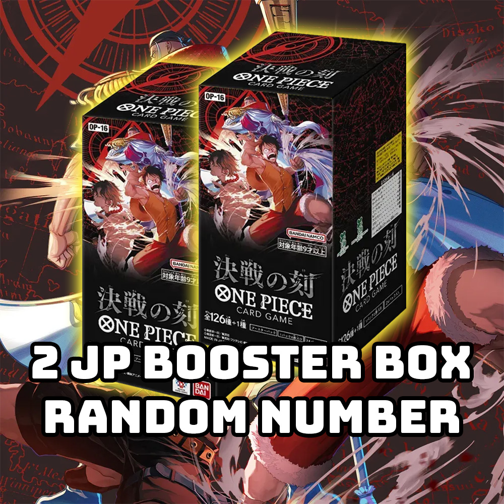 2026 One Piece Card Game (OP-16) Time of the Battle (JAPANESE) 2 Box Random Number #13