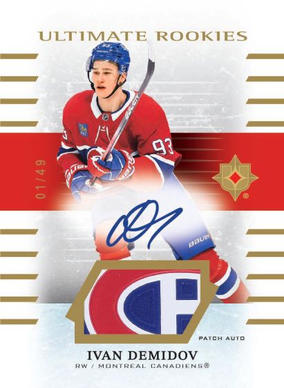 *2025-26 Upper Deck Ultimate Collection Hockey 16 Box FULL CASE Pick Your Team #02 ($1000 ROOKIE SHIELD AUTO BOUNTY)(BREAKS ON FOOTBALL) BREAKS THUR