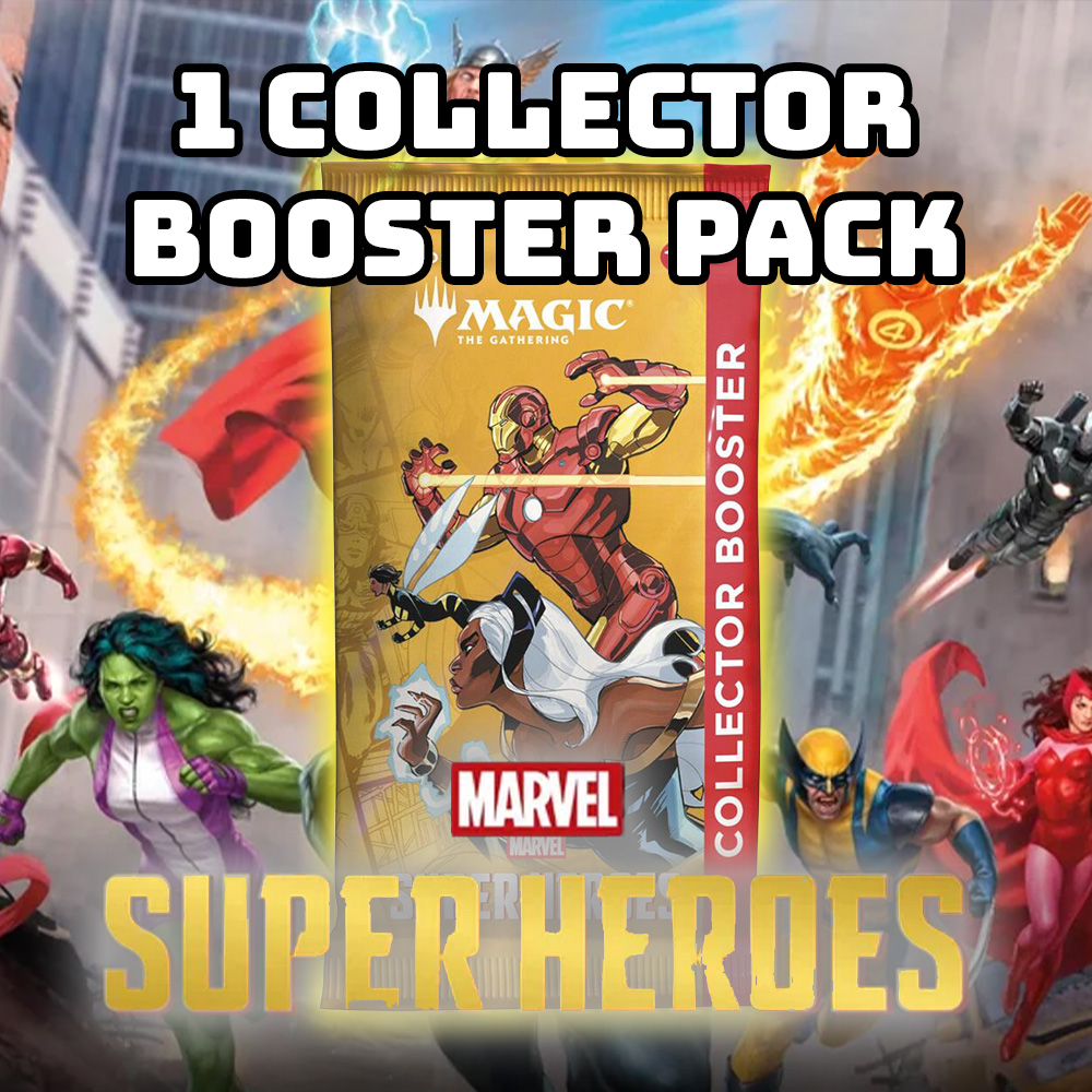 2026 Magic the Gathering Marvel Super Heroes Collector Booster 1 Pack