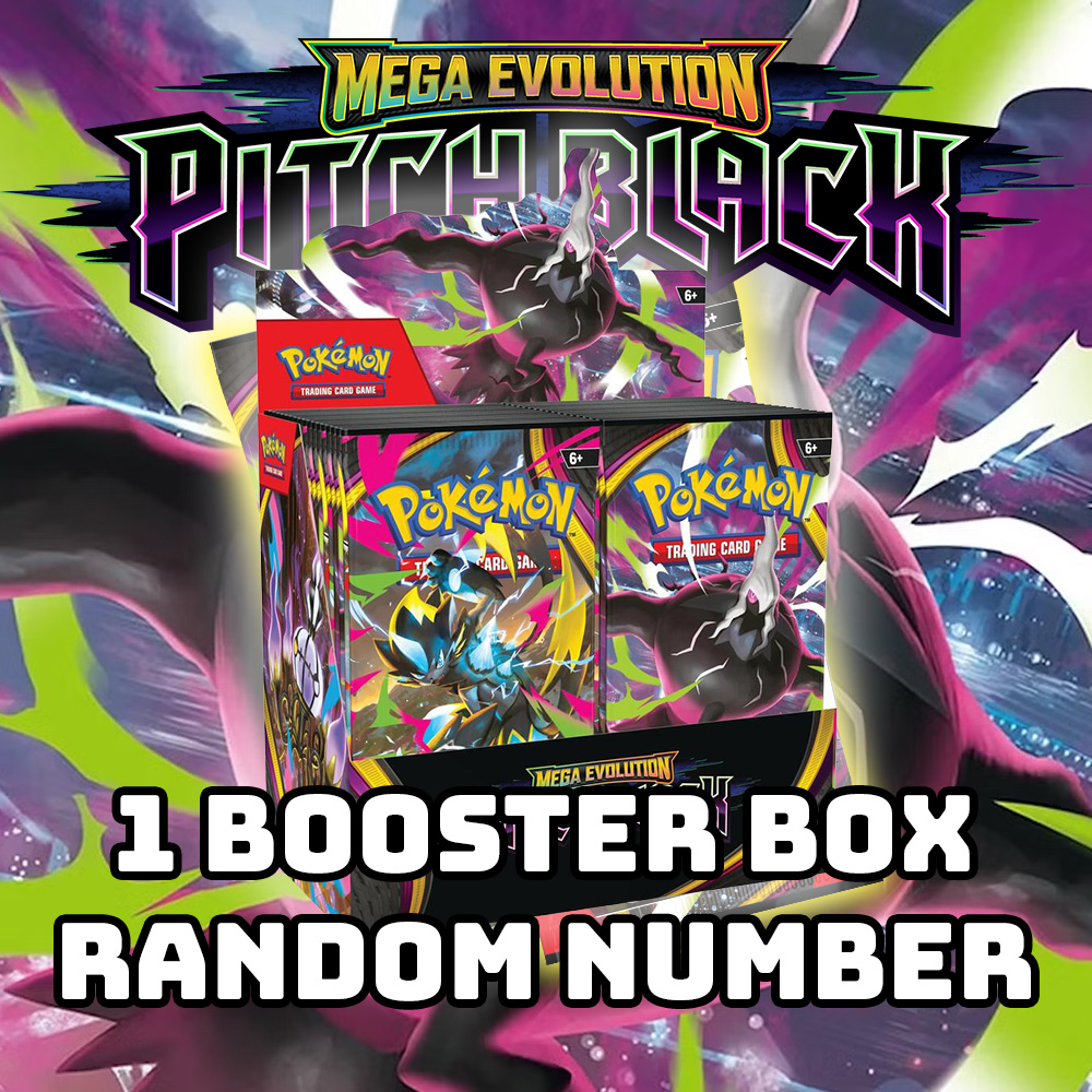 2026 Pokemon Mega Evolution - Pitch Black 1 Box Random Number #14
