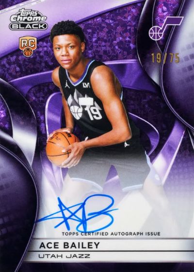 2025-26 Topps Chrome Black Basketball Hobby Full 8 Box Case Break Pick Your Team #1 Thursday Release