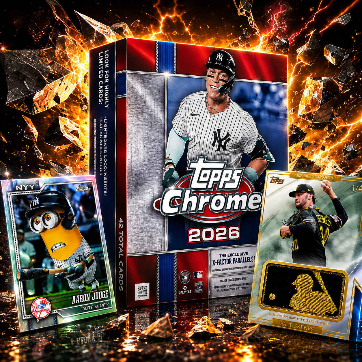 2026 Topps Chrome Baseball Mega 20 Box Full Case Pick Your Team Break #03 BOUNTIES! BREAKS ON LITE! SLASHED