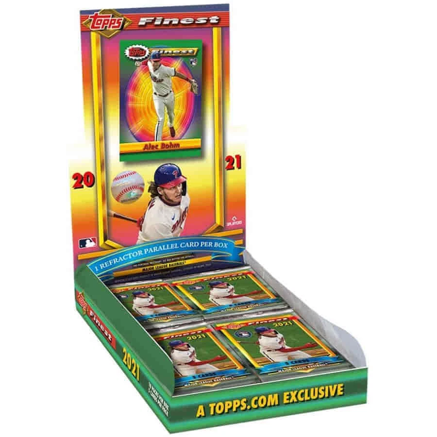 *2021 Topps Finest Flashback Baseball Hobby Full Case (6 Box) Random Team #01
