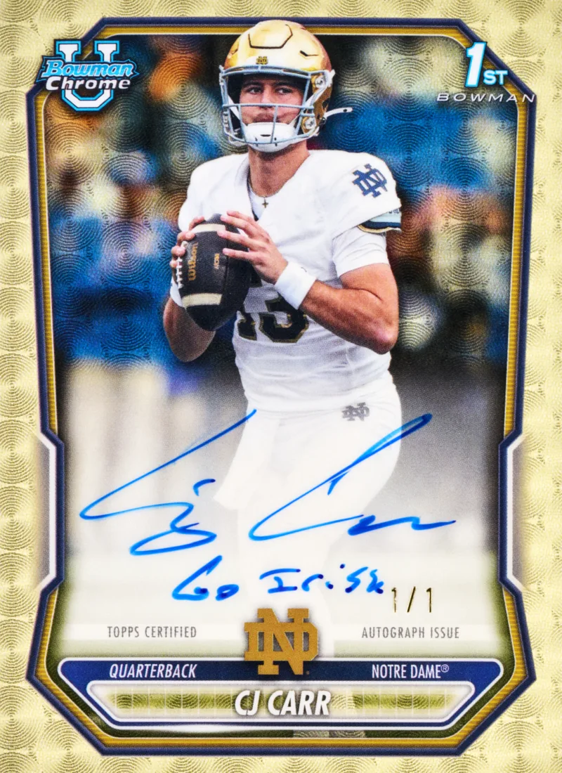***2026 Bowman Football 25 Full Cases (10 Hobby + 10 Jumbo + 5 Delight) Pick Your Player PYP #01 Bounties! Wednesday Release 9/30!