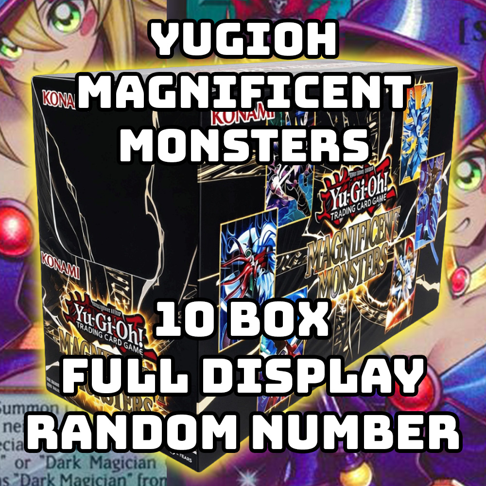 YuGiOh! Magnificent Monsters (MAMO) *SERIALIZED CARDS!* 10 BOX FULL DISPLAY BREAK Random Serial #03