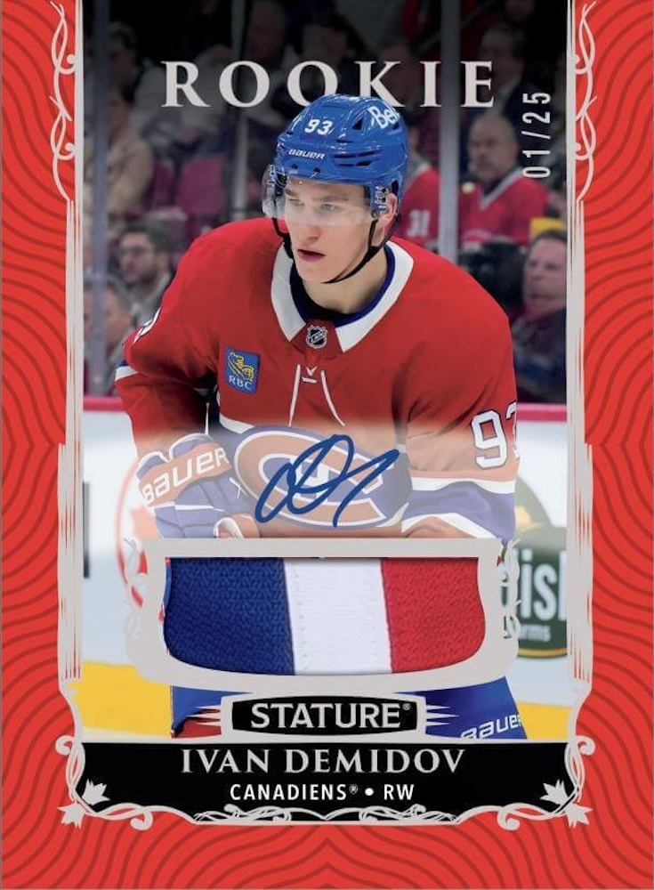 Predator Rpa *2025-26 Upper Deck Stature Hockey 8 Box HALF CASE Pick Your Team #01 ...