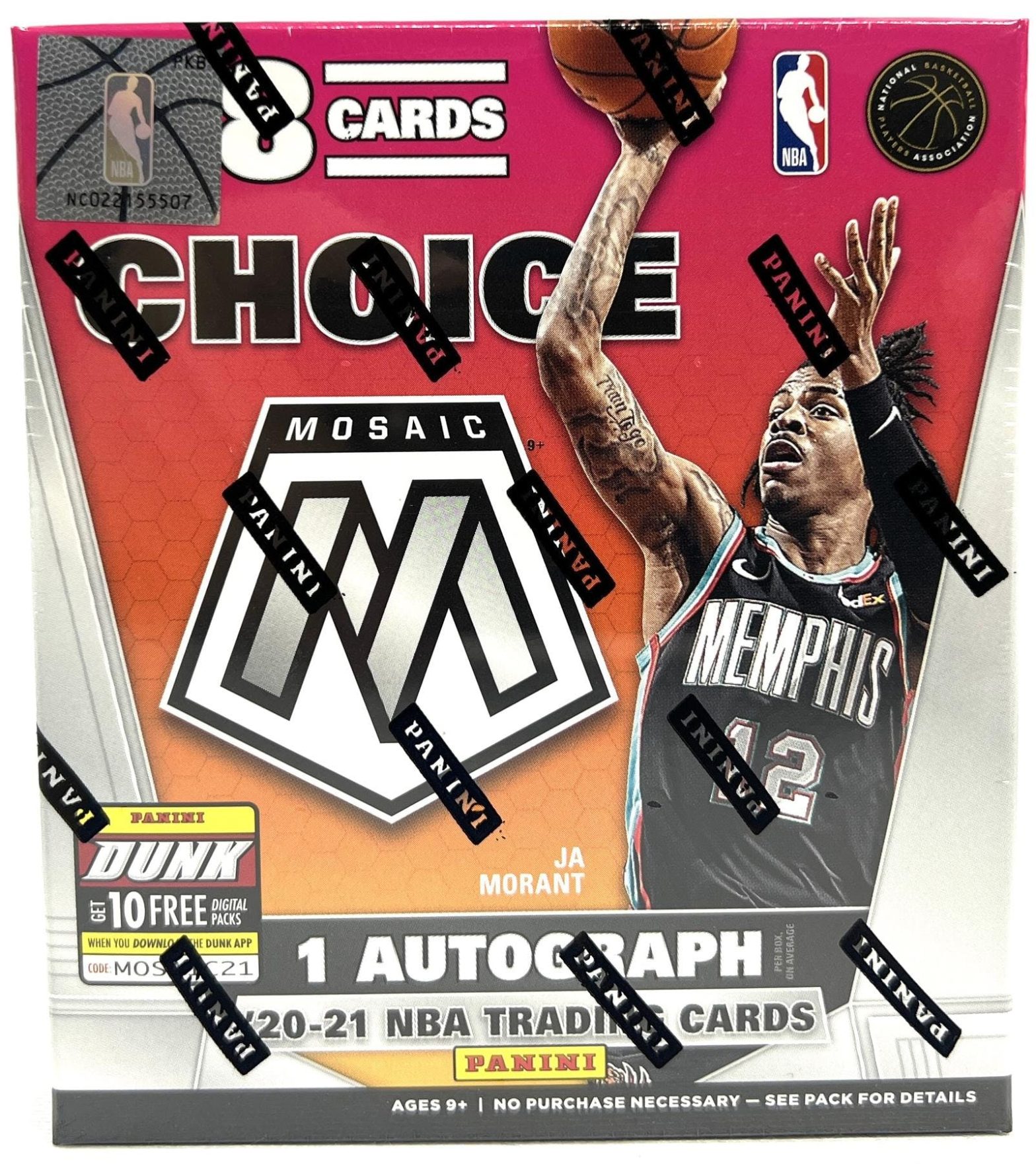 2020-2021 Panini Mosaic Choice Basketball 2 Box Pick Your Team #39 (NEW)